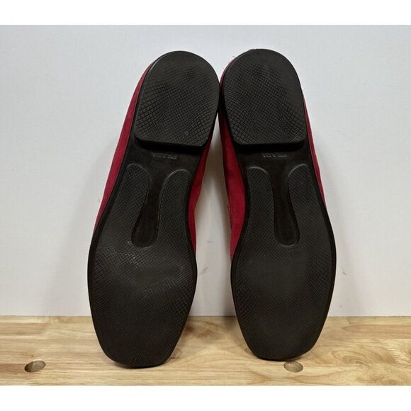 Prada Red Suede Loafers Shoes Men’s Size 10 Dress - Picture 6 of 9